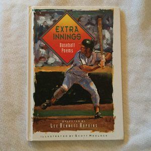 📚 Extra Innings: Baseball Poems  Vintage  Hardcover 1993 Ages 8 - 12+